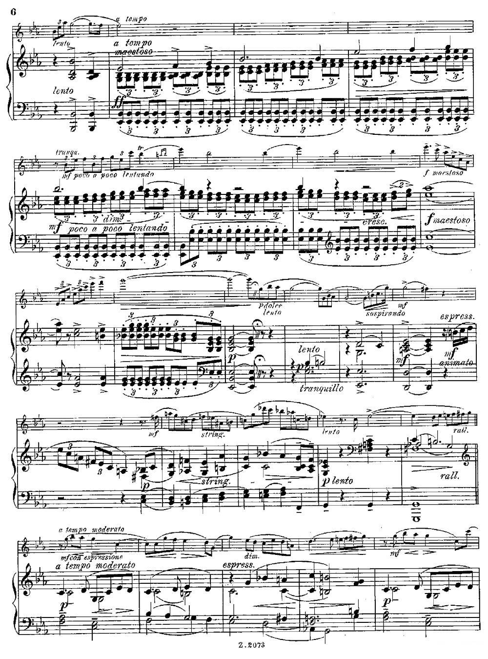 Legende（Op.55 No.5）（长笛+钢琴伴奏）其它曲谱（图4）