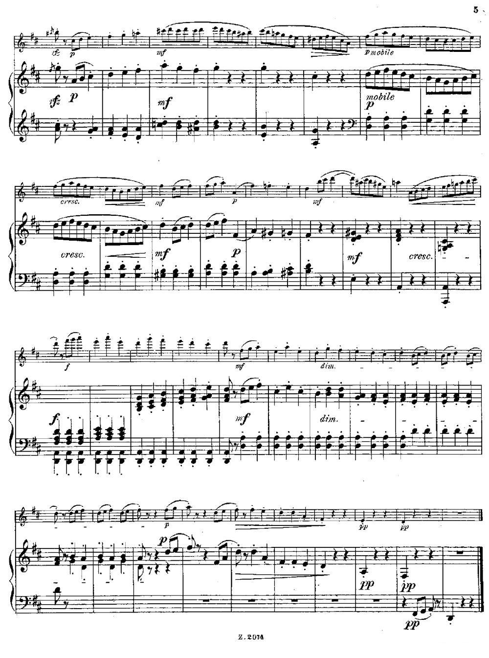Scherzino（Op.55 No.6）（长笛+钢琴伴奏）其它曲谱（图4）