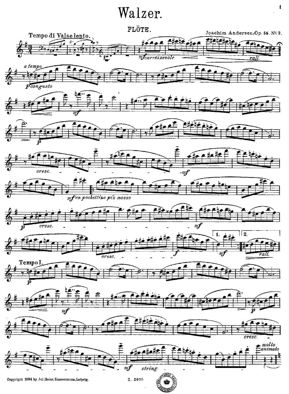 Walzer（Op.55 No.2）其它曲谱（图1）