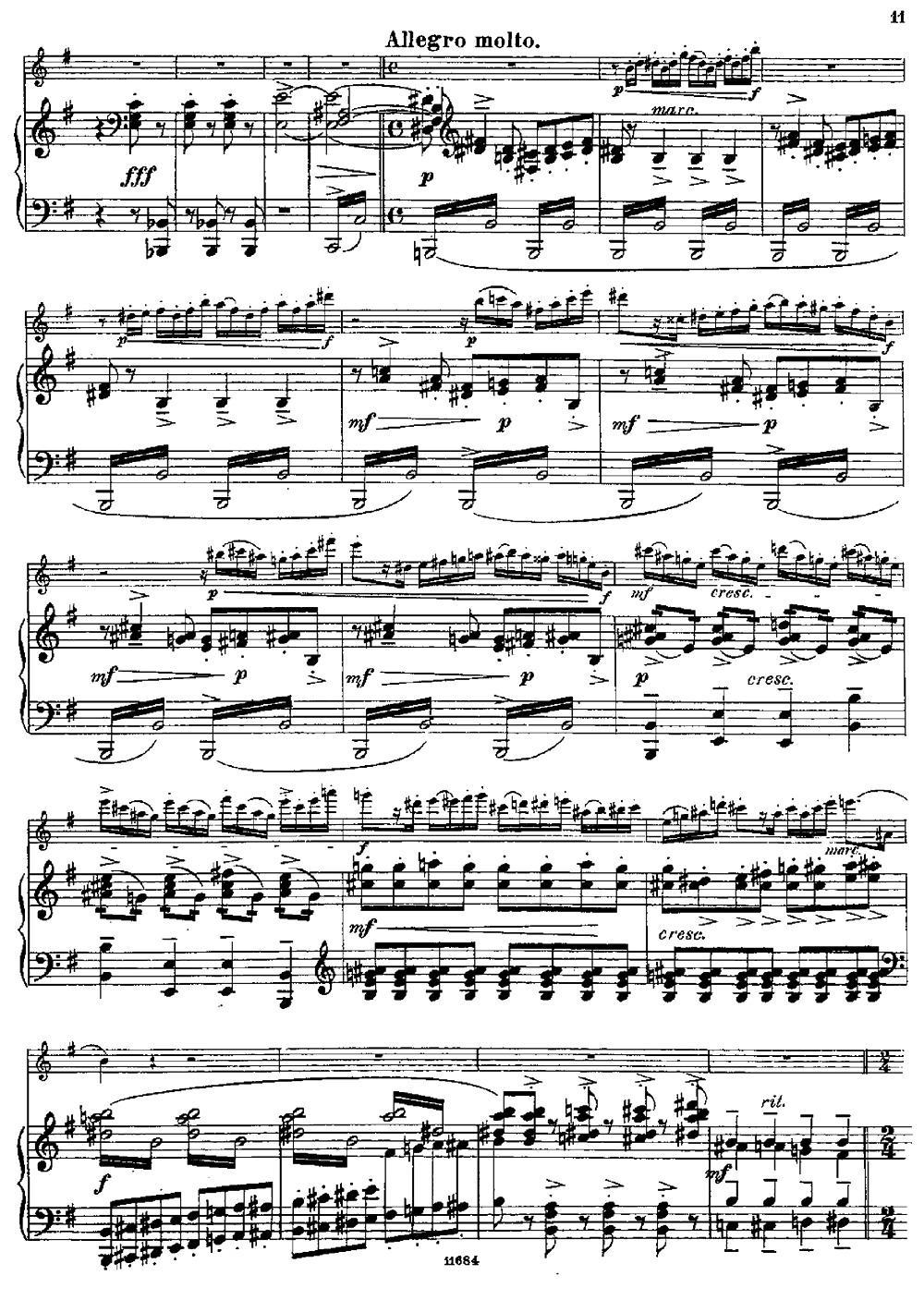 Introduction et Caprice（Op.58）（长笛+钢琴伴奏）其它曲谱（图9）