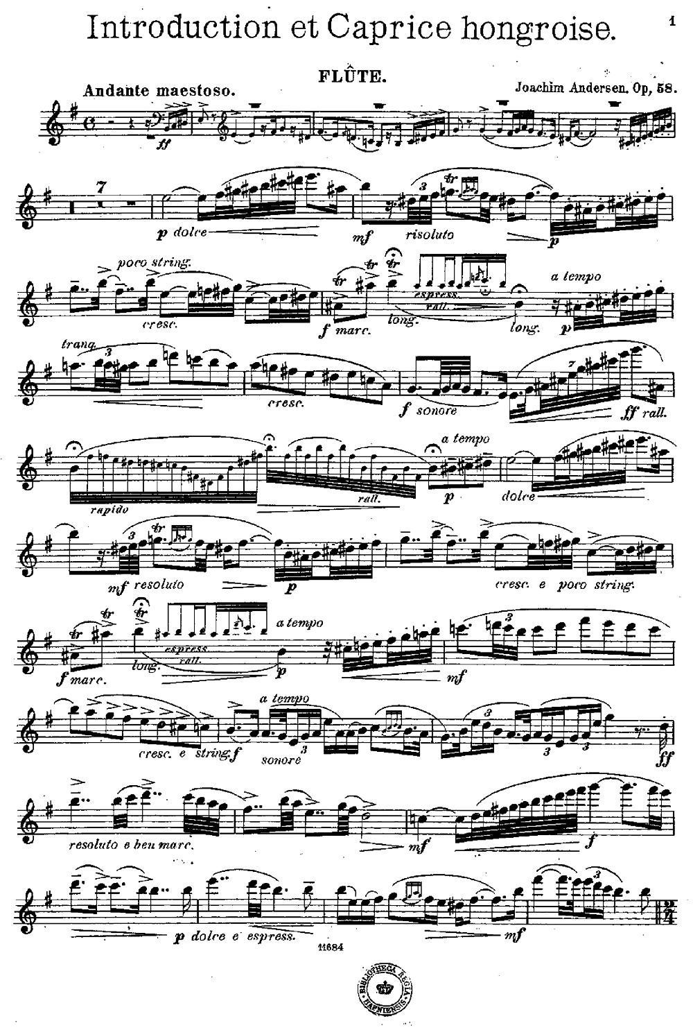Introduction et Caprice（Op.58）其它曲谱（图1）