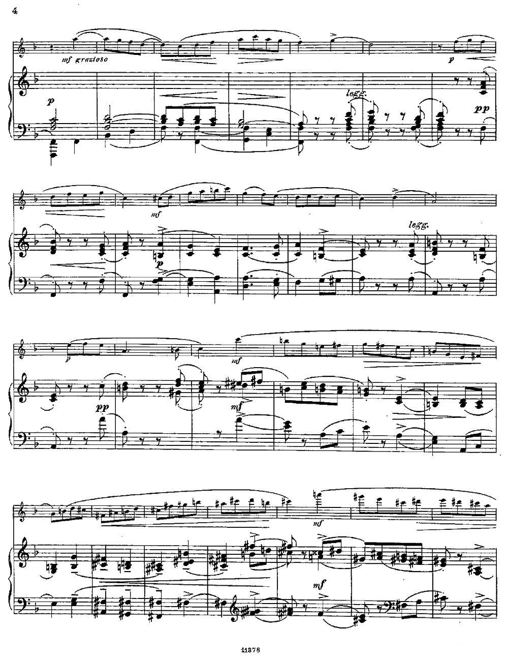 Le Tourbillon（Op.57 No.3）（长笛+钢琴伴奏）其它曲谱（图3）