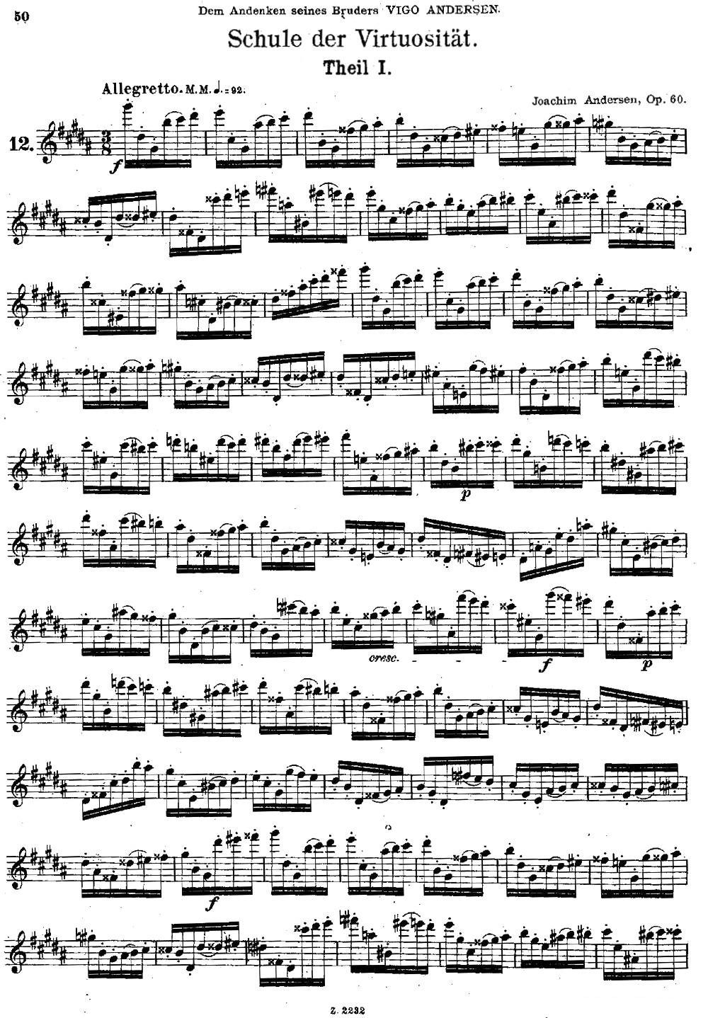 Schule der Virtuosit?t. Op. 60（12）其它曲谱（图1）