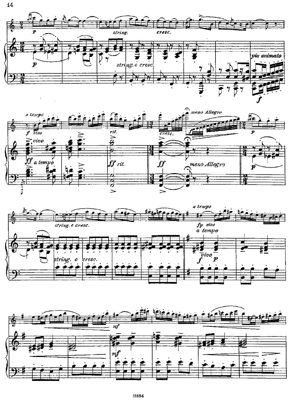 Introduction et Caprice（Op.58）（长笛+钢琴伴奏）其它曲谱（图12）