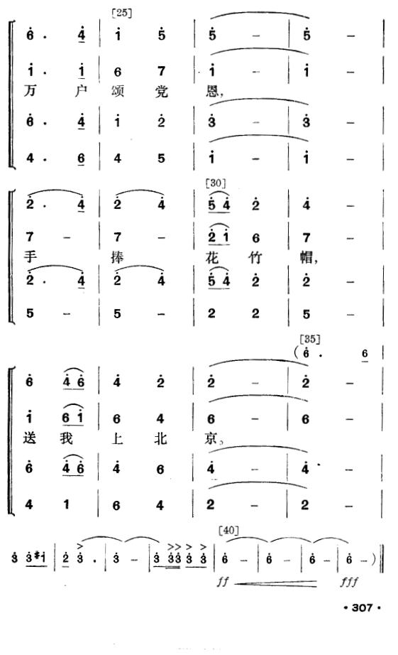 花竹帽献北京（毛难族舞蹈）其它曲谱（图14）