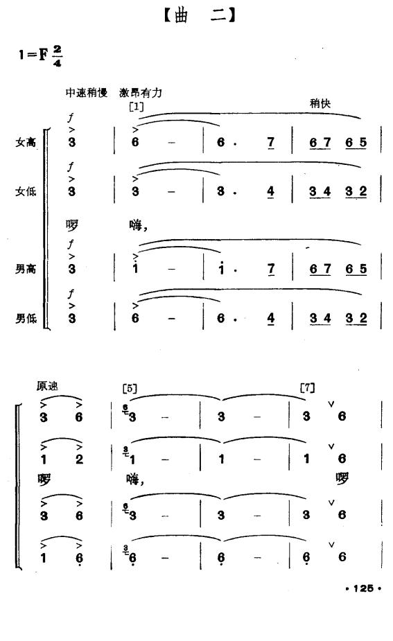 壮山飞泉（壮族舞蹈）其它曲谱（图6）