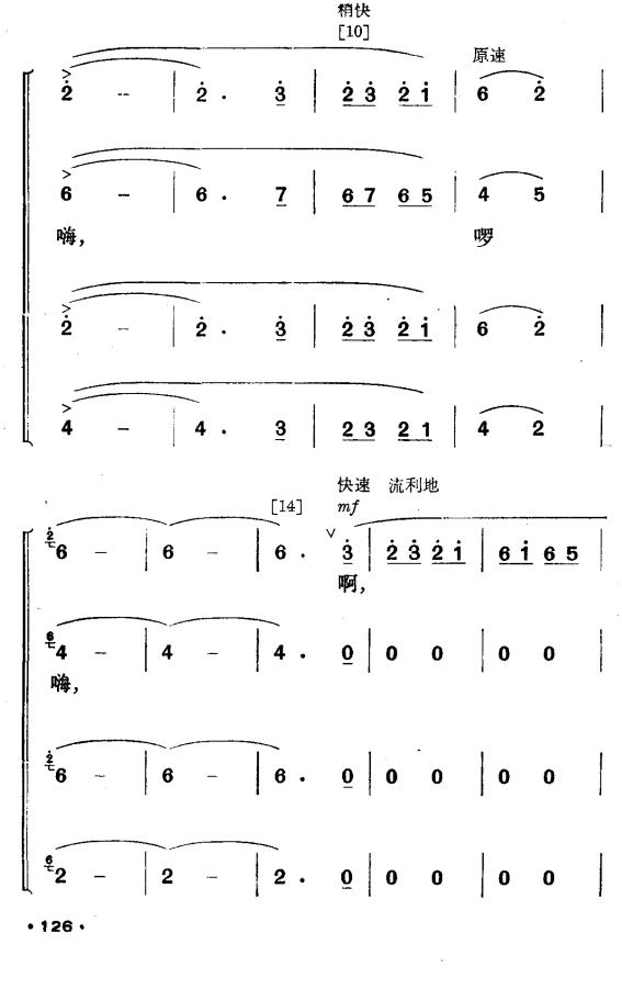 壮山飞泉（壮族舞蹈）其它曲谱（图7）