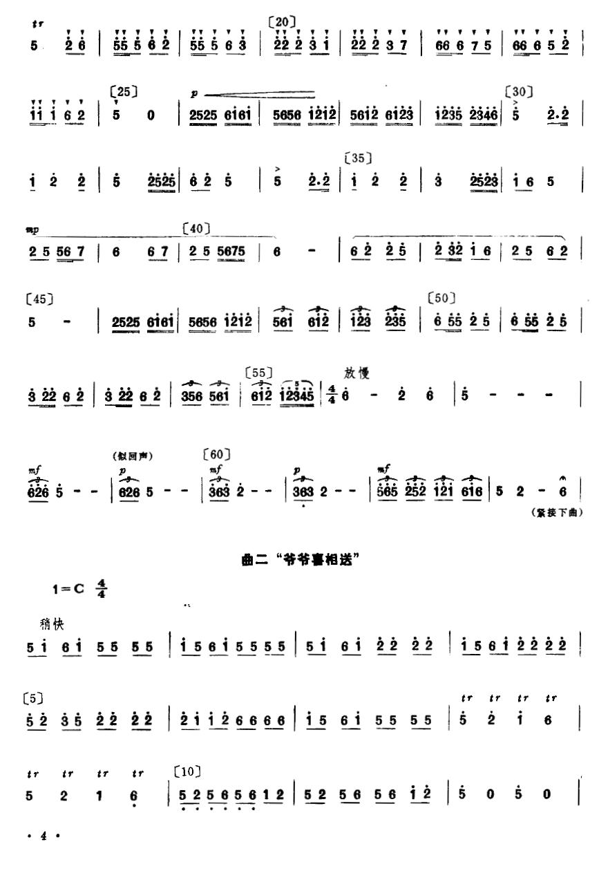 聋哑妹上学了（小舞剧主旋律谱）其它曲谱（图2）