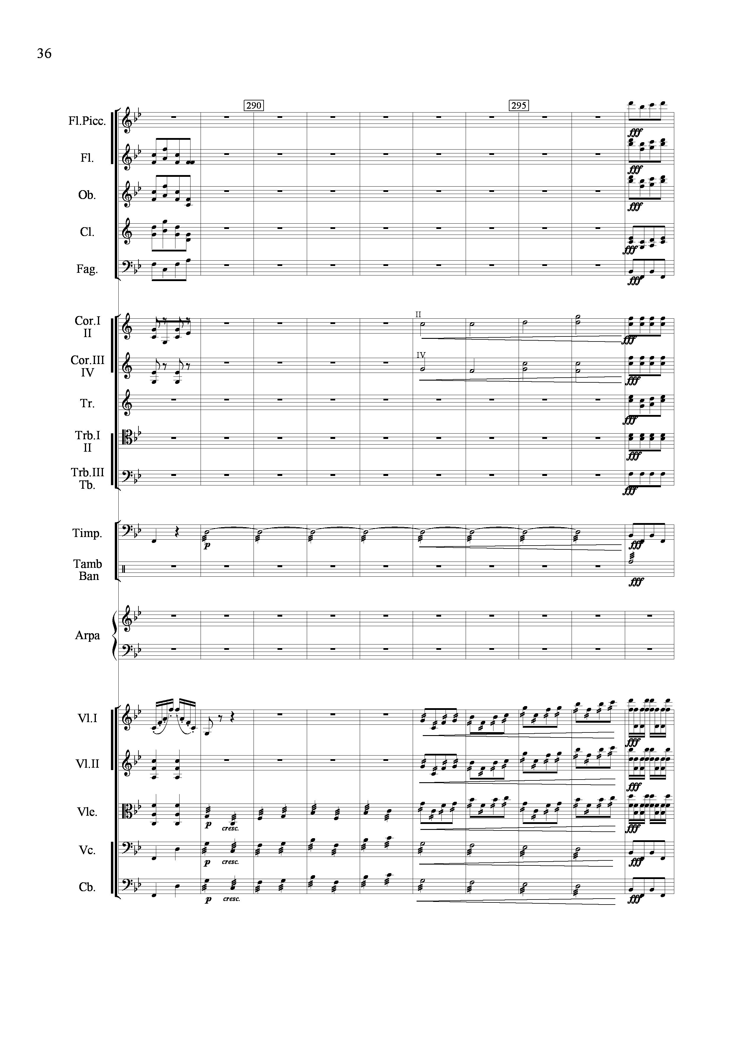 山歌妹传奇（交响组曲总谱）其它曲谱（图36）