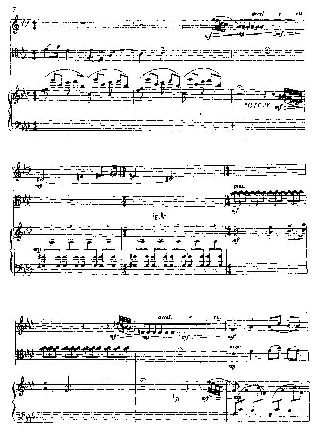 春归去（长笛、大提琴、竖琴三重奏）其它曲谱（图2）