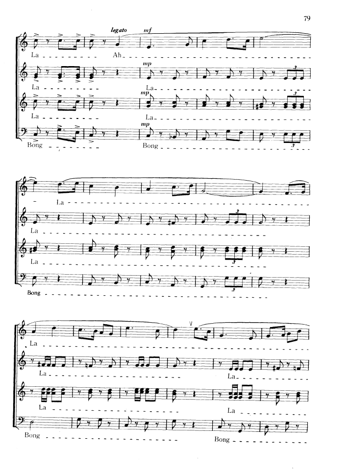 运动员进行曲（无伴奏合唱）（线谱）其它曲谱（图5）