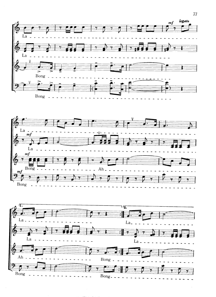 运动员进行曲（无伴奏合唱）（线谱）其它曲谱（图3）