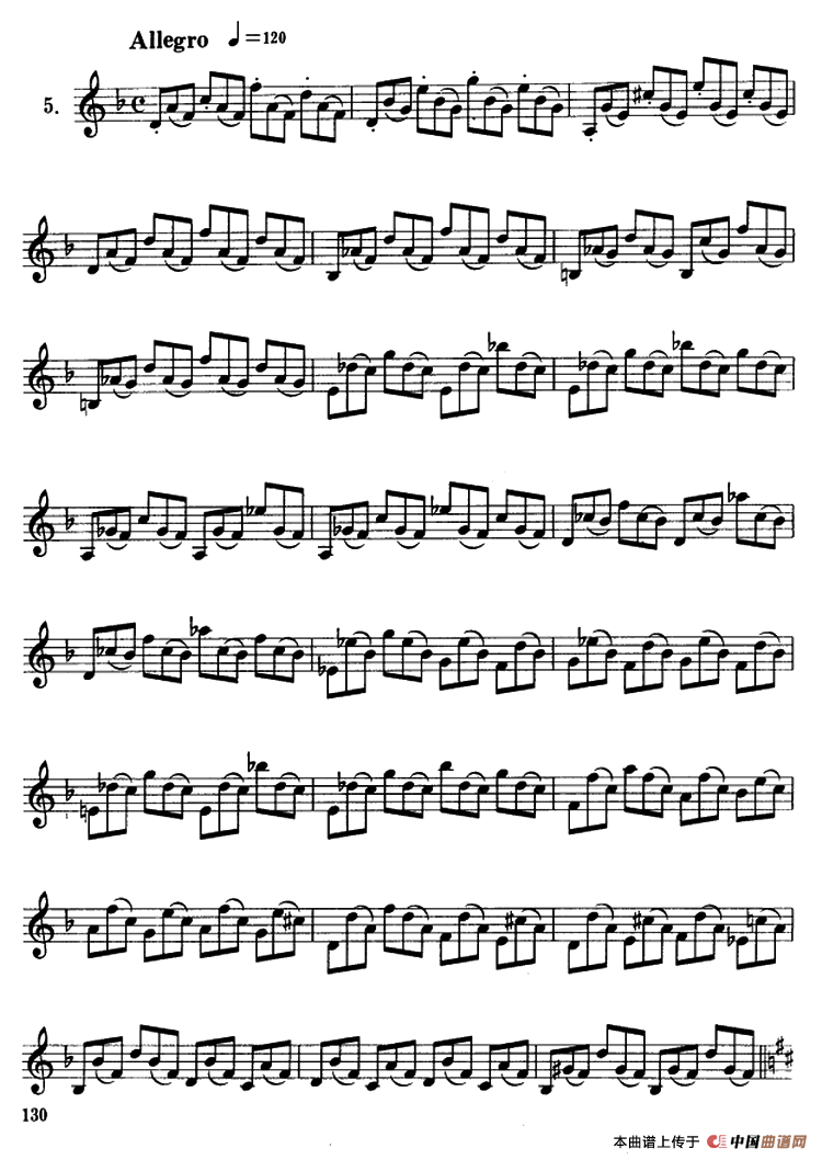单簧管中级练习曲7首其它曲谱（图5）