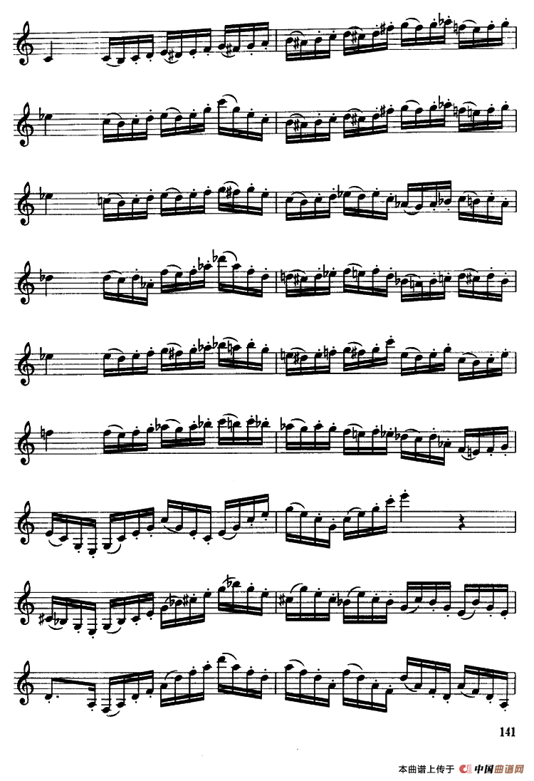 单簧管高级练习曲3首其它曲谱（图7）