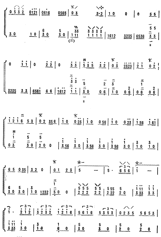节奏练习曲（琵琶二重奏）3其它曲谱（图1）