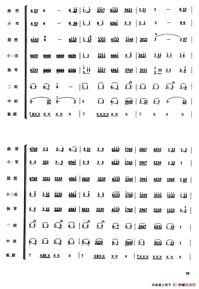 欢乐歌（民乐合奏总谱）其它曲谱（图6）