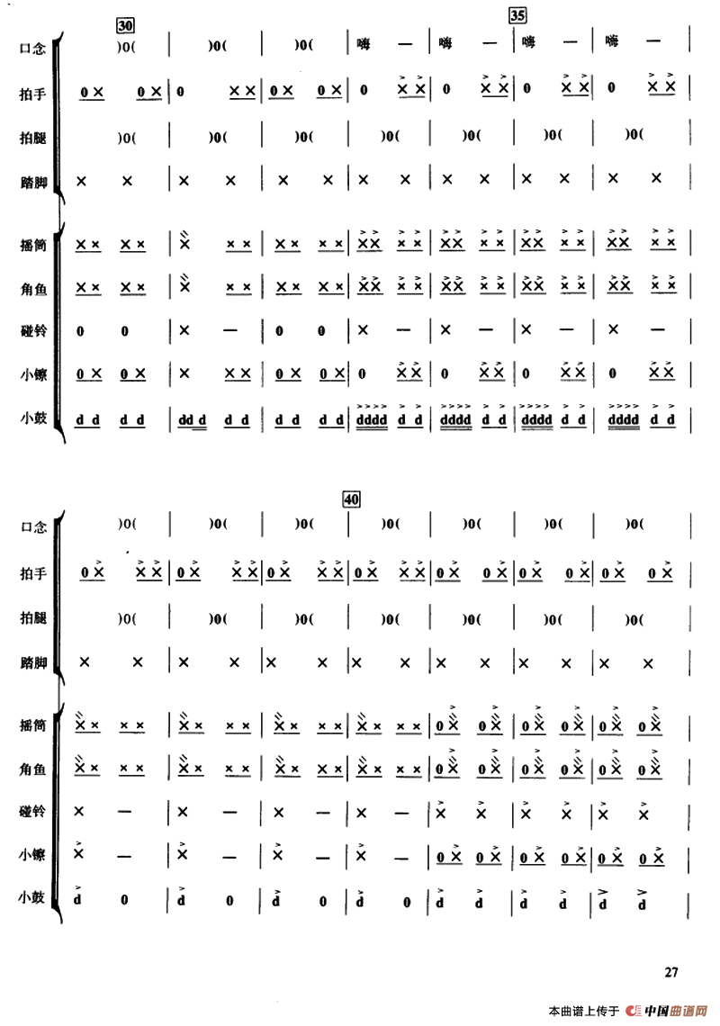 乐曲 （节奏感训练）其它曲谱（图3）