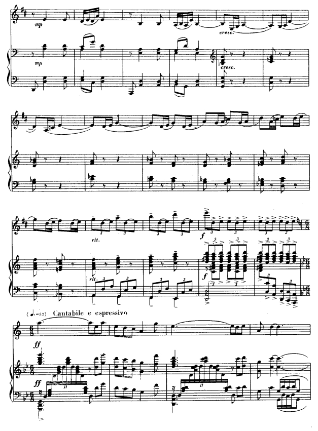 大巴上的春天（单簧管）7其它曲谱（图1）