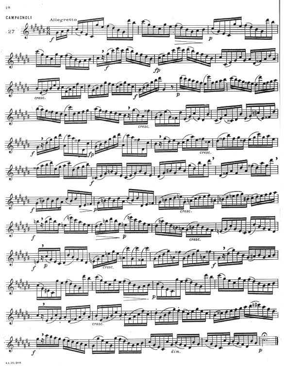 有难度的练习曲萨克斯曲谱（图1）