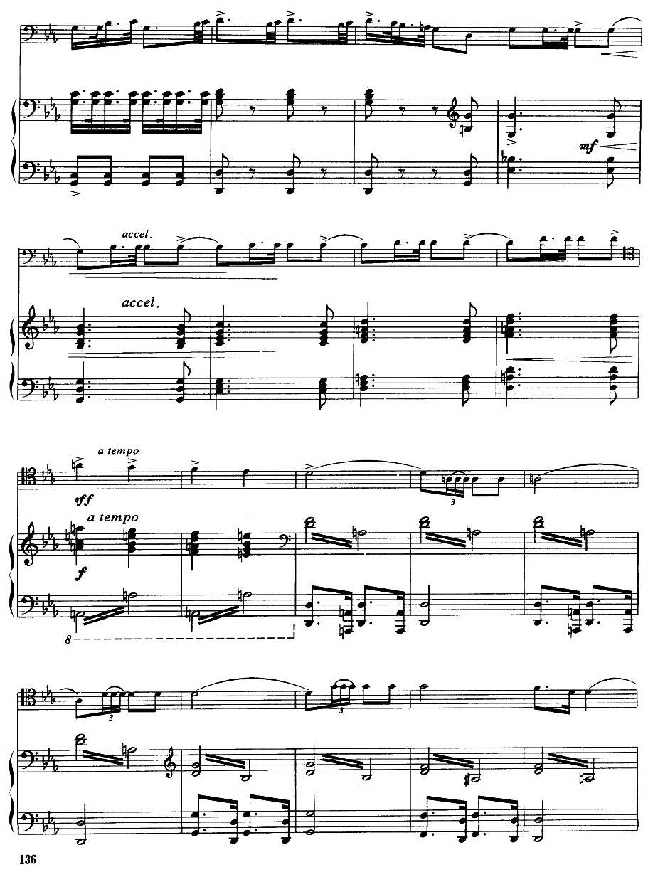 嘎达梅林主题幻想曲（经典长号曲）萨克斯曲谱（图6）