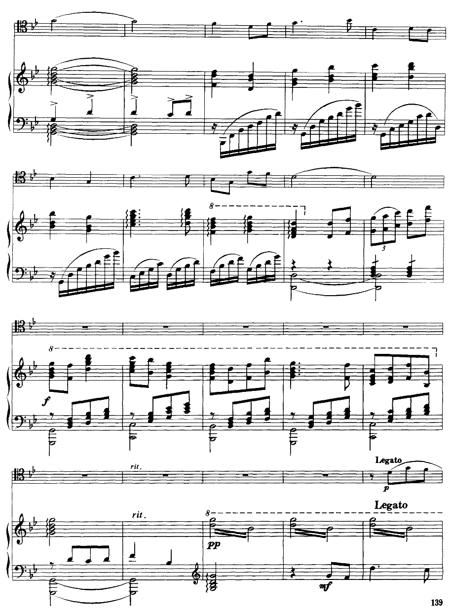 嘎达梅林主题幻想曲（经典长号曲）萨克斯曲谱（图9）