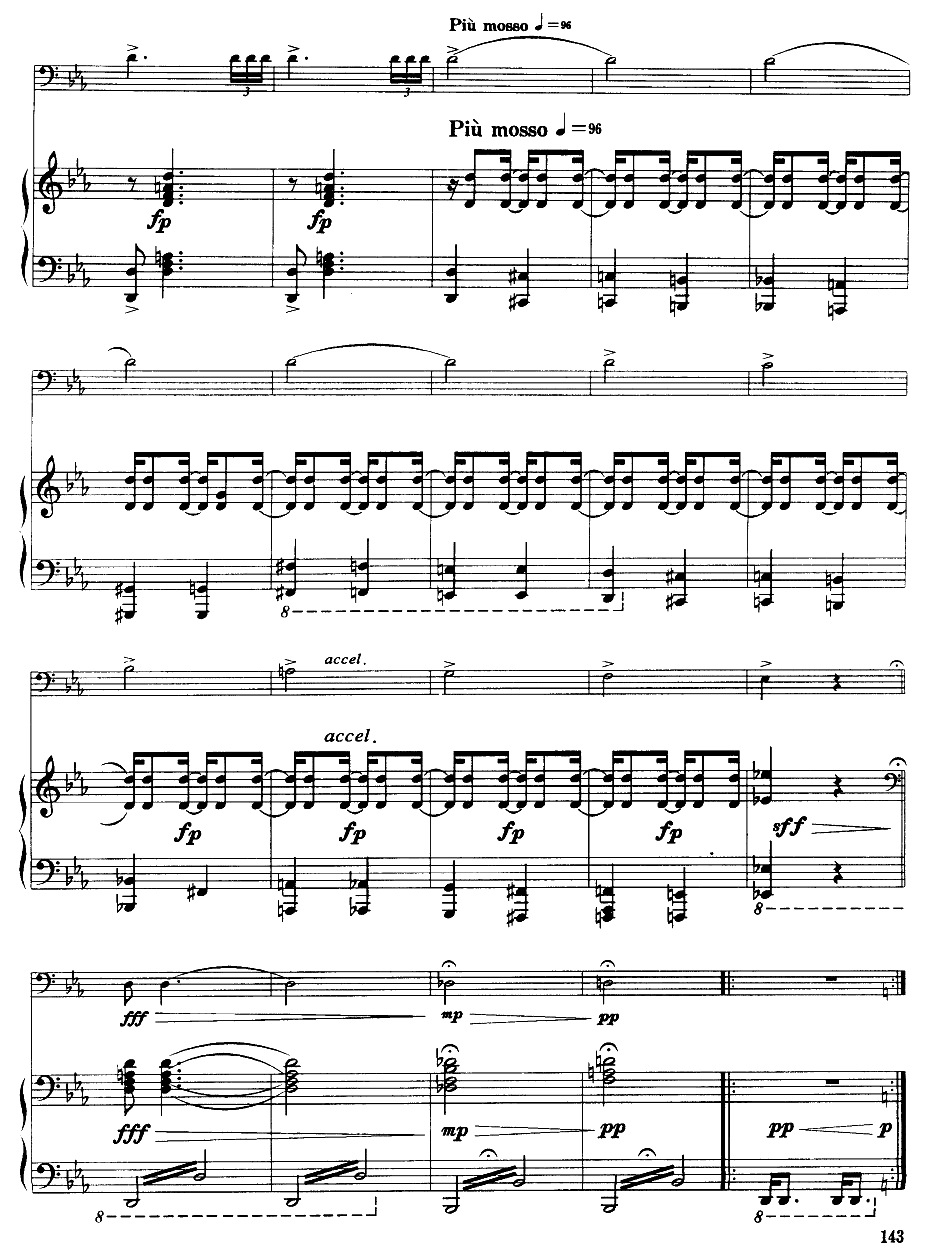 嘎达梅林主题幻想曲（经典长号曲）萨克斯曲谱（图13）