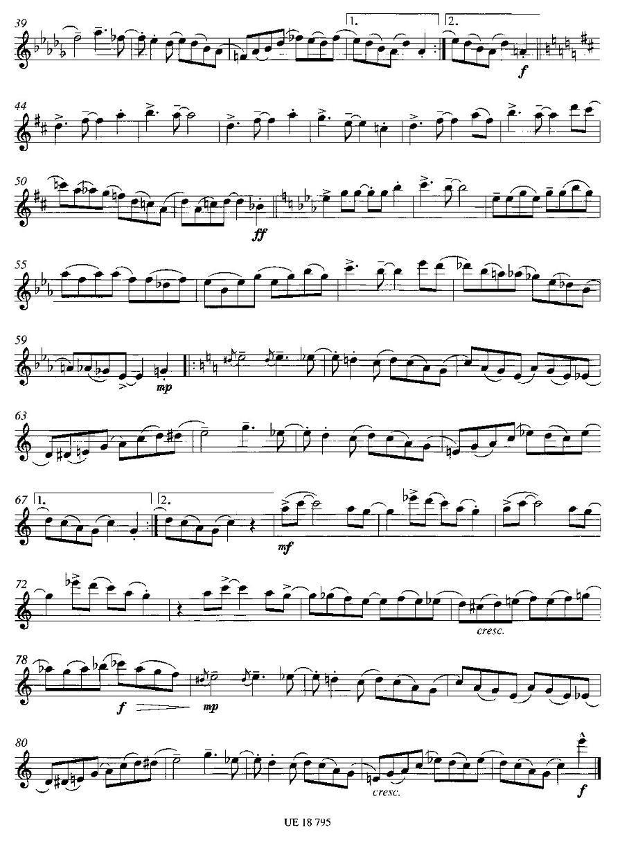 Tabasco（12首现代风格练习曲之6）萨克斯曲谱（图2）