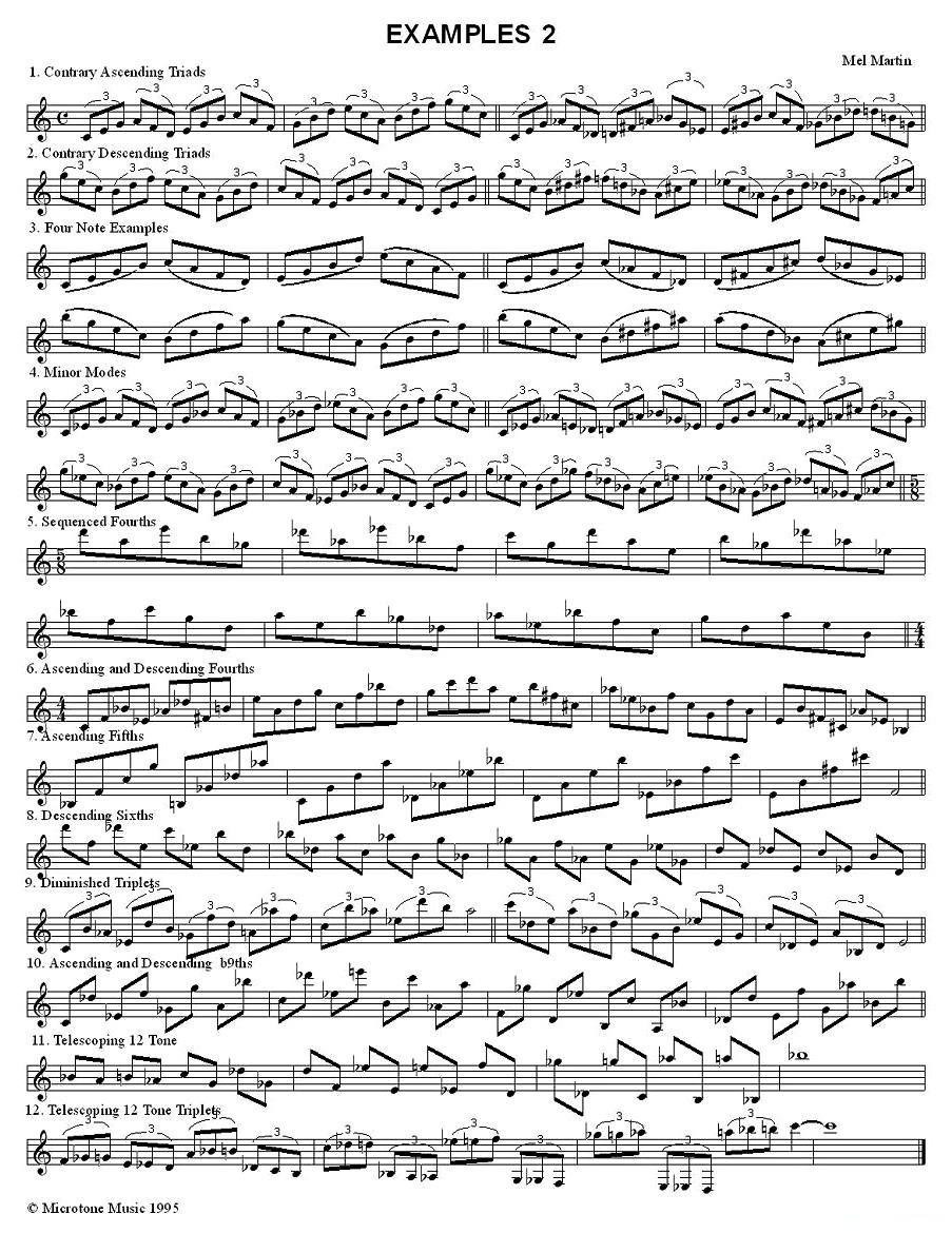 EXAMPLES（爵士乐练习曲2首）萨克斯曲谱（图2）