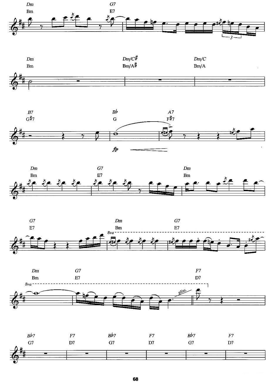 Saxman萨克斯曲谱（图4）