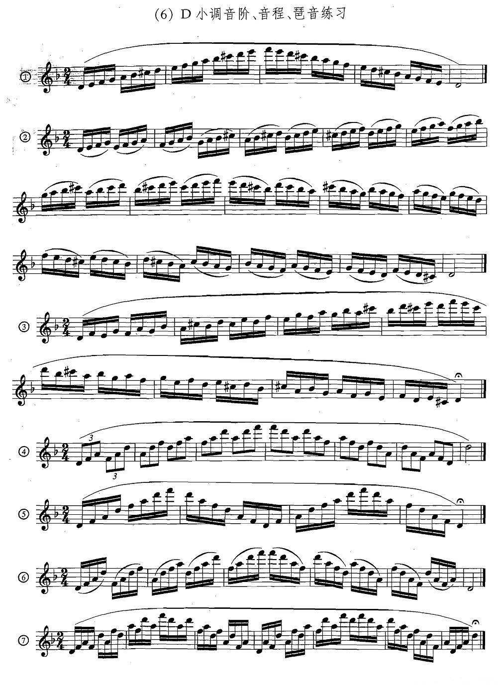萨克斯练习曲合集（5—33）日常基础练习萨克斯曲谱（图6）