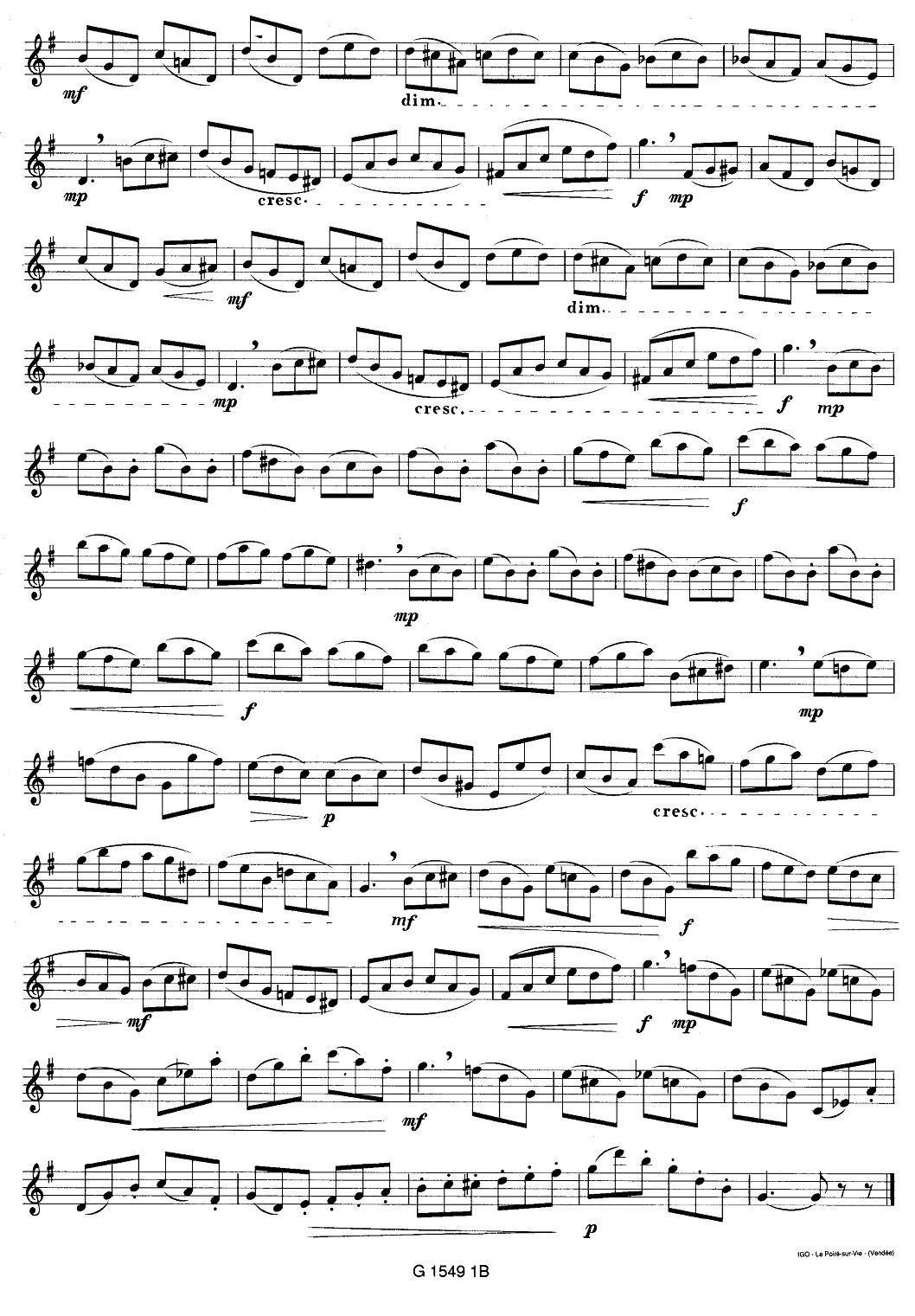 50首经典萨克斯管练习曲（21—31）萨克斯曲谱（图5）
