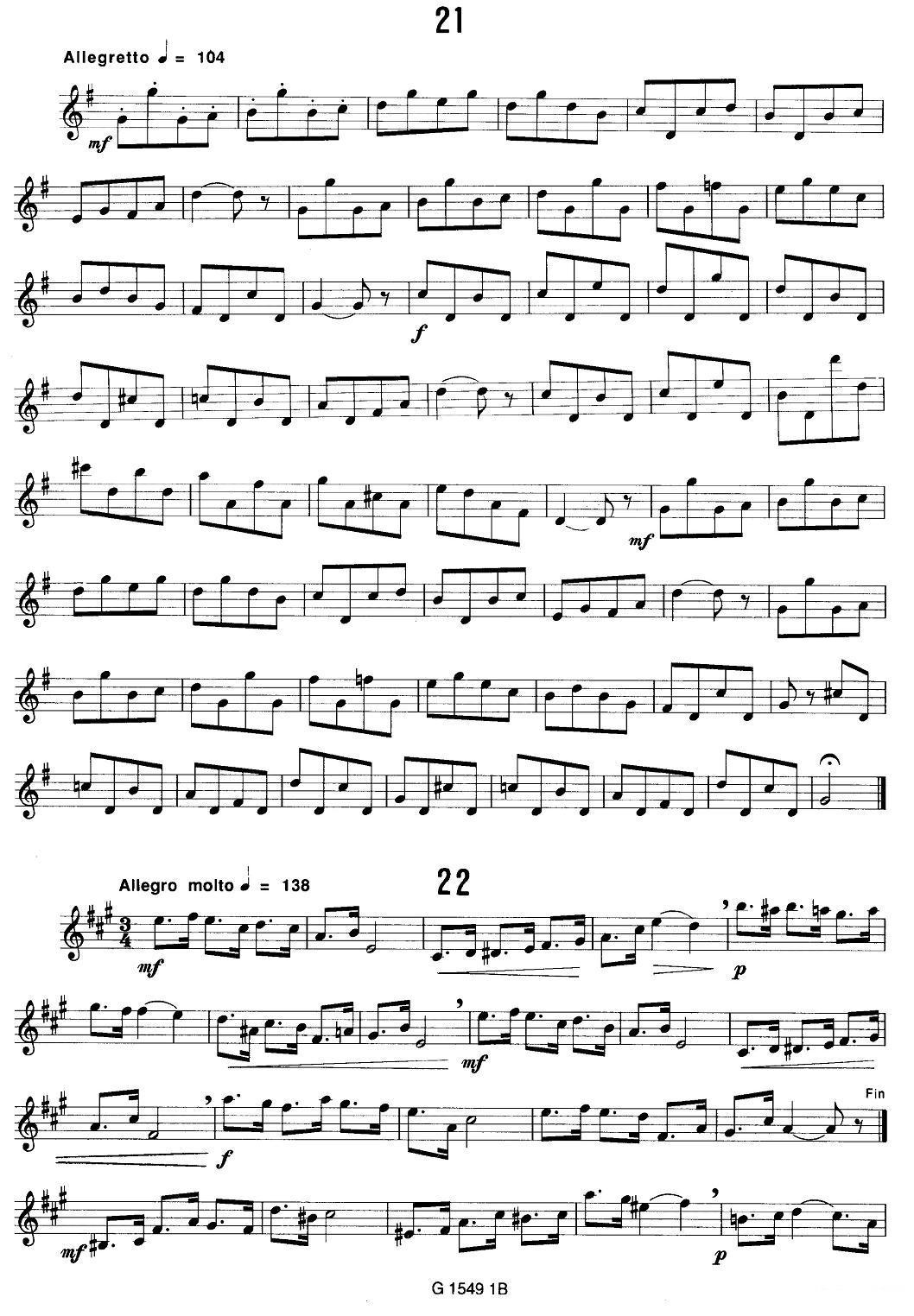 50首经典萨克斯管练习曲（21—31）萨克斯曲谱（图2）