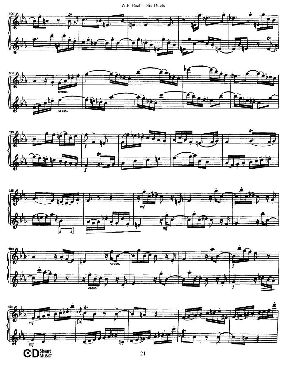 Six Duets（6首二重奏）（3）萨克斯曲谱（图8）