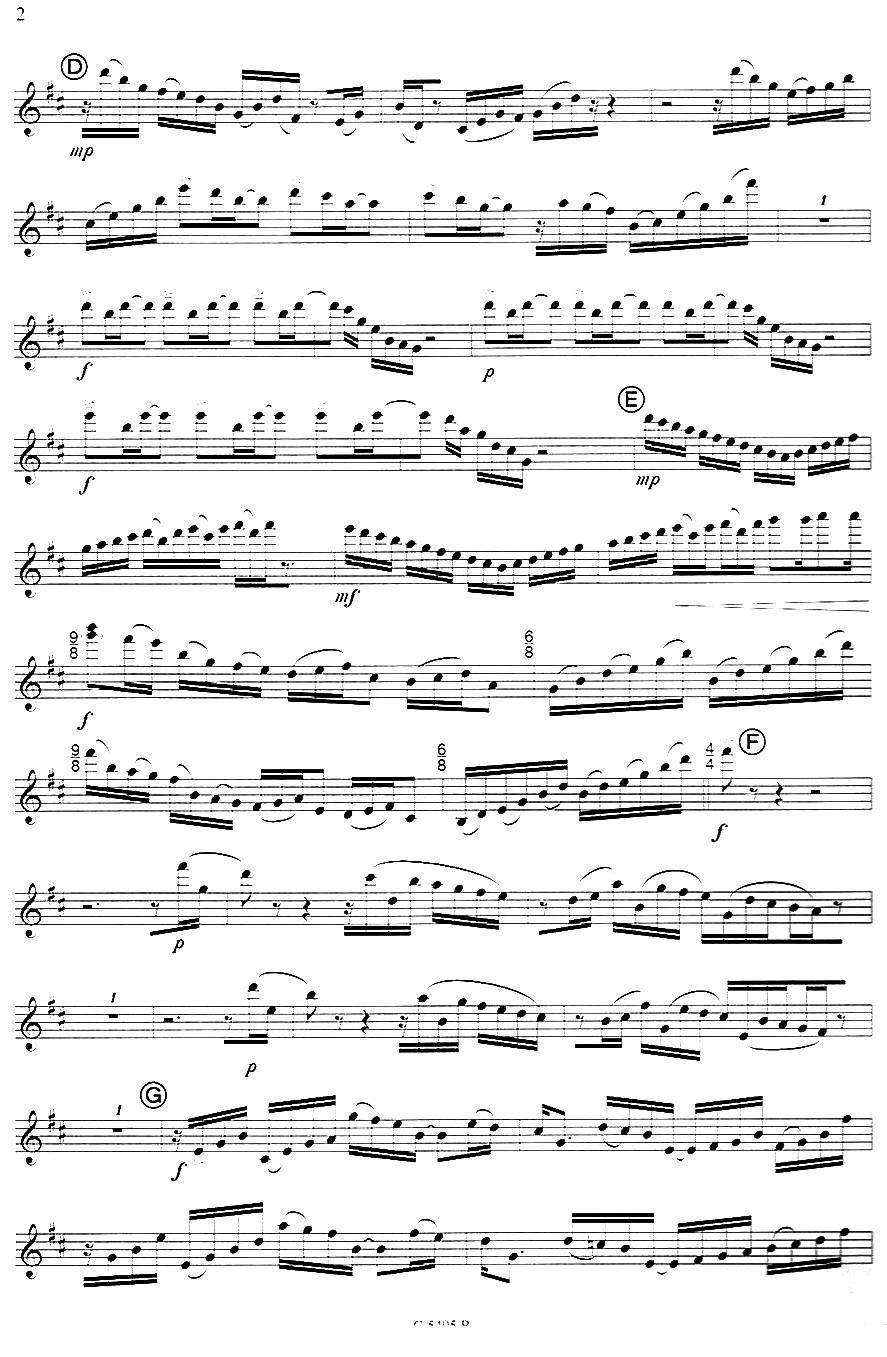 Fuzzy Bird Sonata（绒毛鸟奏鸣曲）（1、Run Bird）萨克斯曲谱（图2）