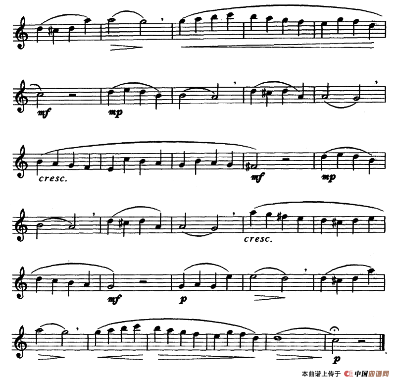 C大调、a小调及3首练习曲萨克斯曲谱（图5）