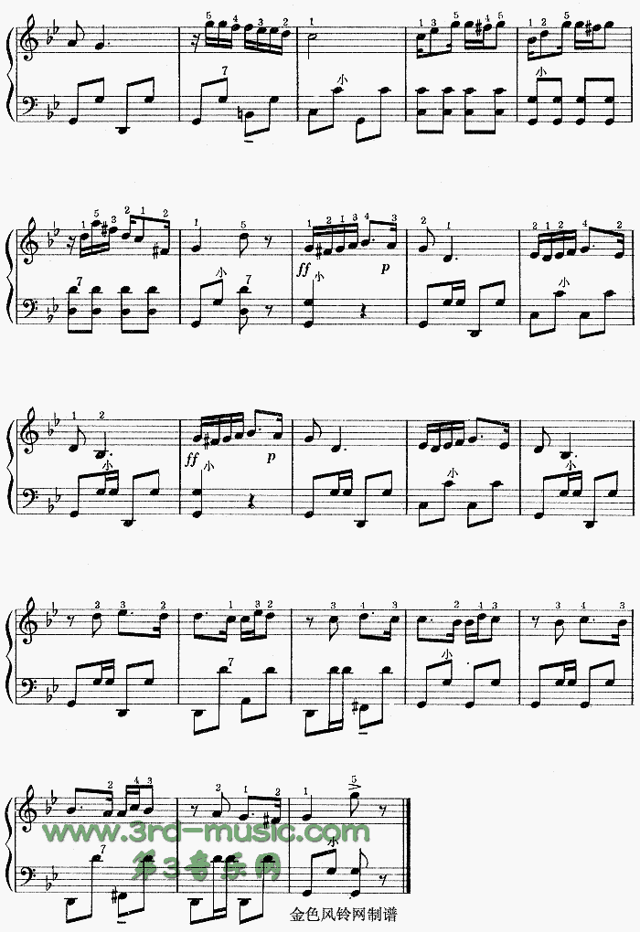 化装舞会[手风琴谱]手风琴曲谱（图2）
