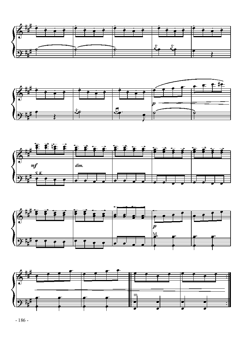 打虎上山手风琴曲谱（图5）
