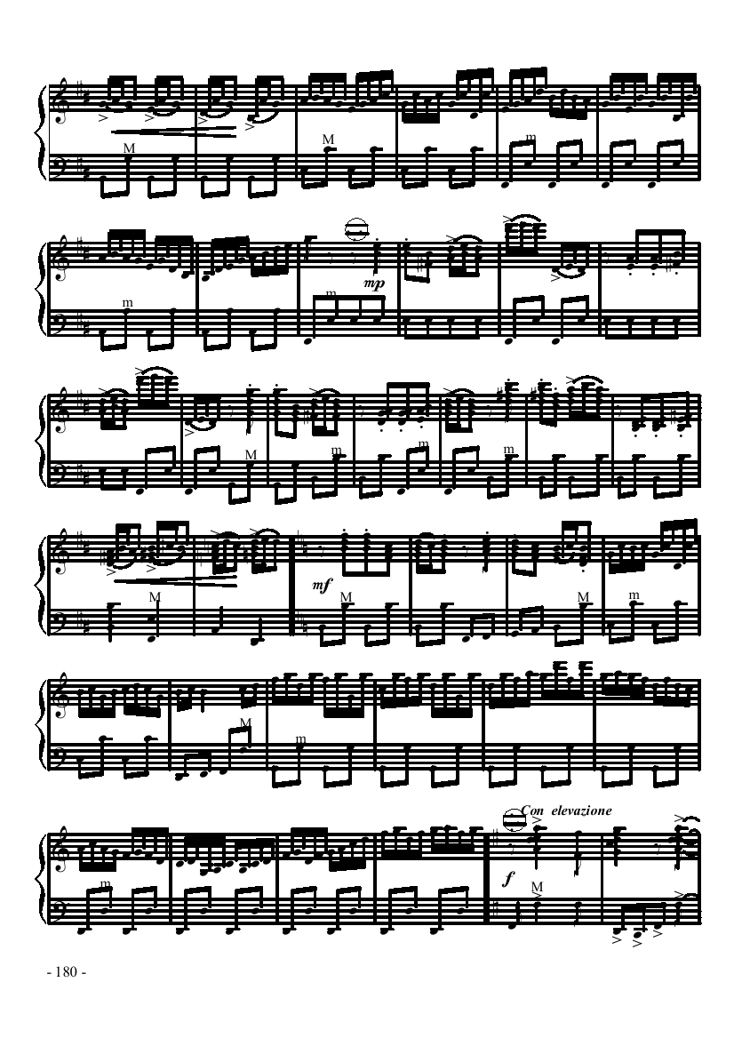 八级乐曲《京剧脸谱》 键盘类 手风琴手风琴曲谱（图4）