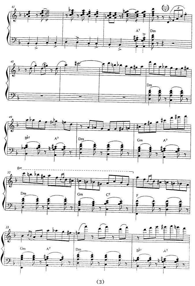 回旋低音手风琴曲谱（图3）