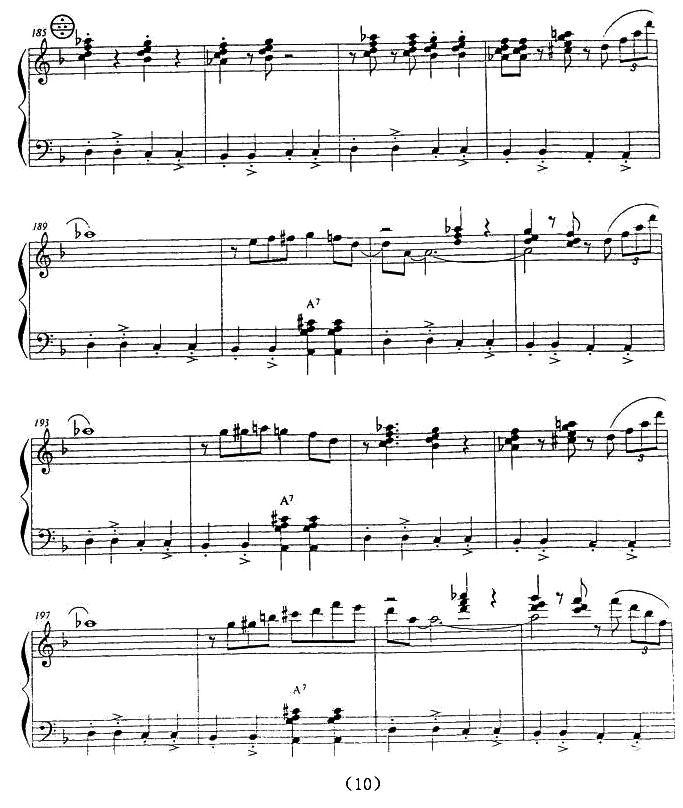 回旋低音手风琴曲谱（图10）