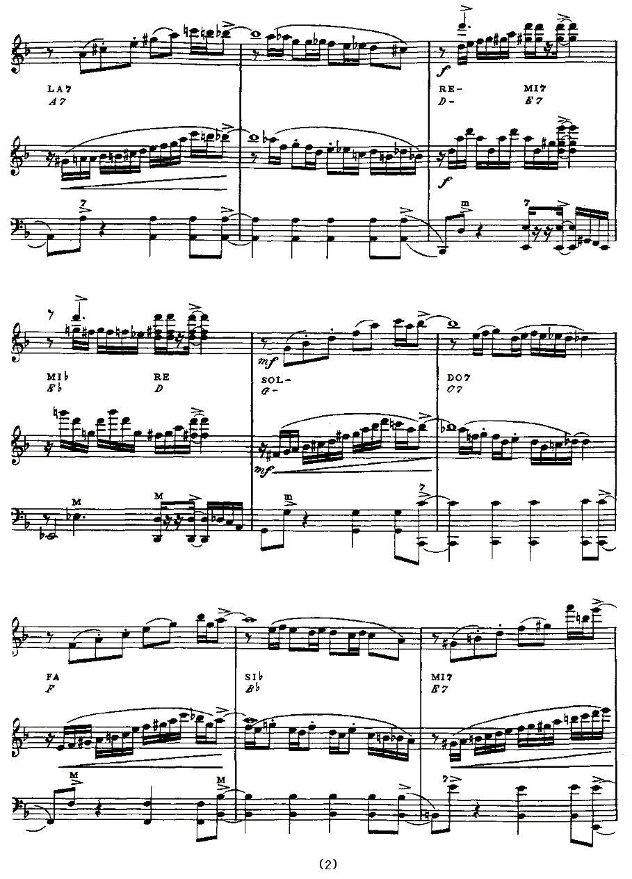 ADIOS NONINO（再见诺尼诺）手风琴曲谱（图2）