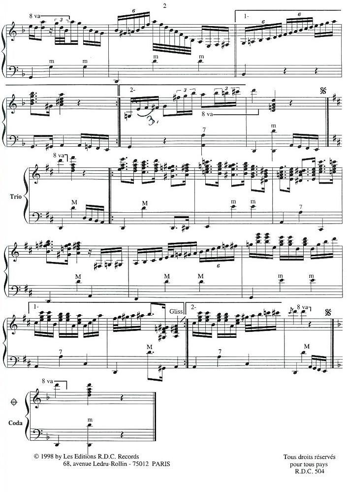 Casse Gueule（颤抖的双唇）手风琴曲谱（图2）