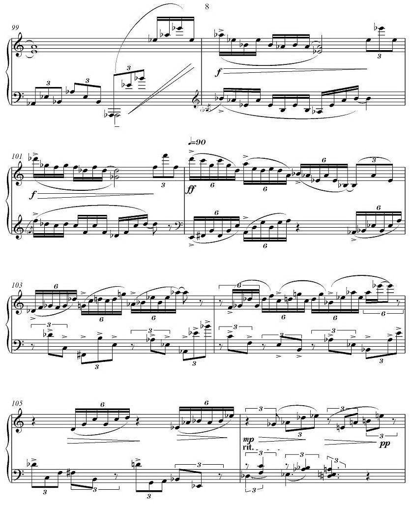 变化的形态手风琴曲谱（图8）