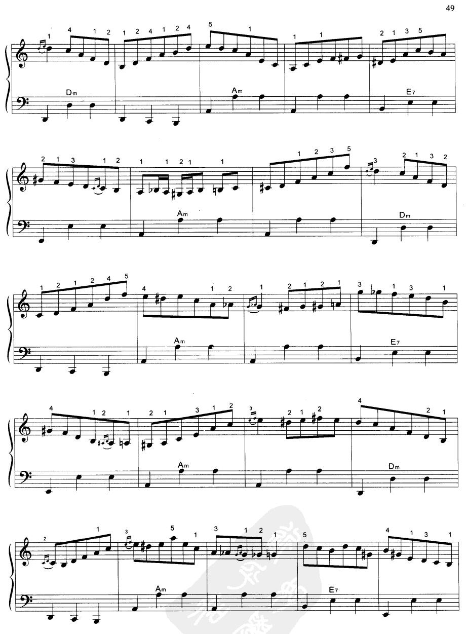 手风琴圆舞曲手风琴曲谱（图6）