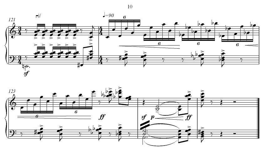 变化的形态手风琴曲谱（图10）