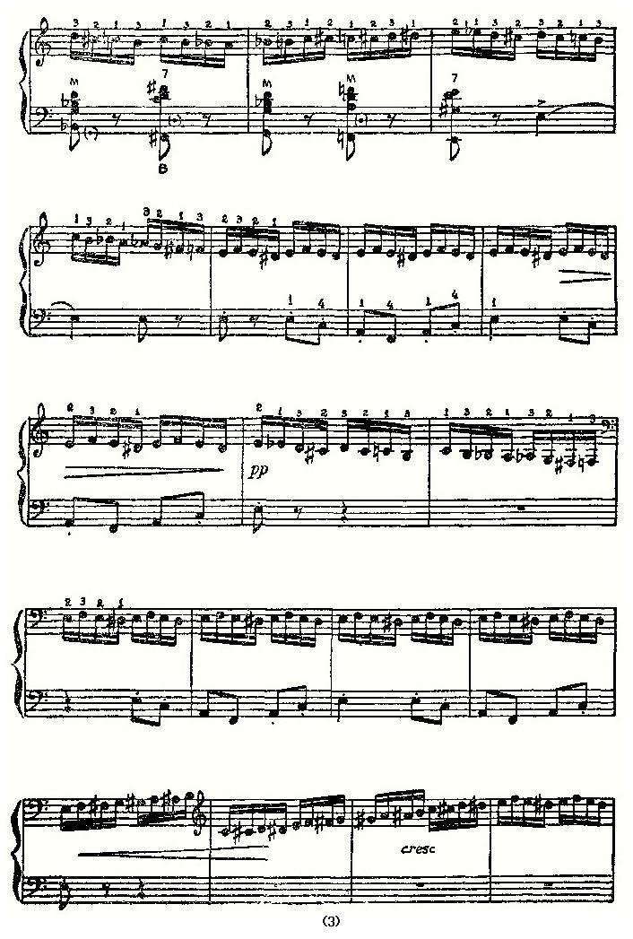 野蜂飞舞（俄罗斯原版谱）手风琴曲谱（图3）