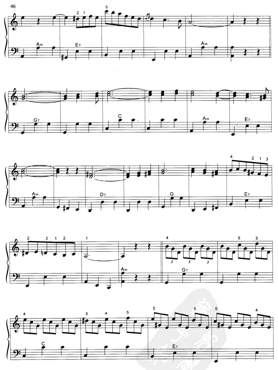手风琴圆舞曲手风琴曲谱（图3）