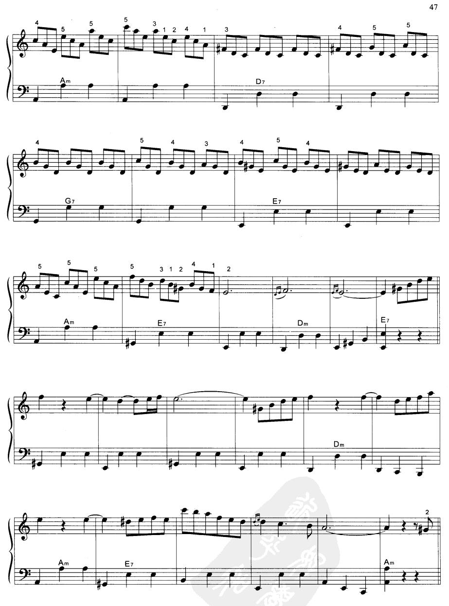 手风琴圆舞曲手风琴曲谱（图4）