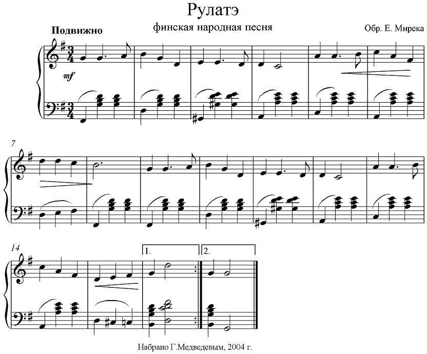 Rulate Fin手风琴曲谱（图1）