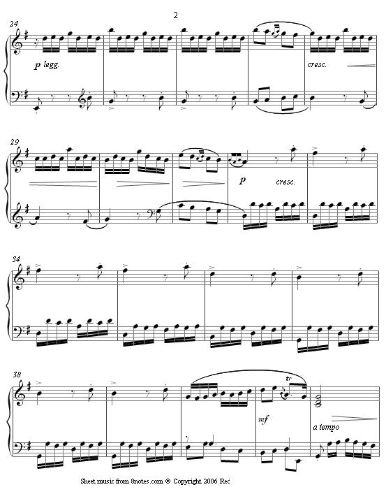 LE COUCOU（布谷鸟）手风琴曲谱（图2）